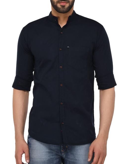 mens solid casual shirt - 14998958 -  Standard Image - 0