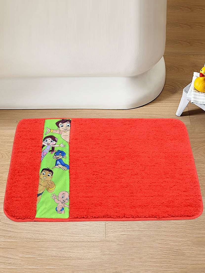 chotta bheem soft anti slip microfiber mat- 40x65 cm