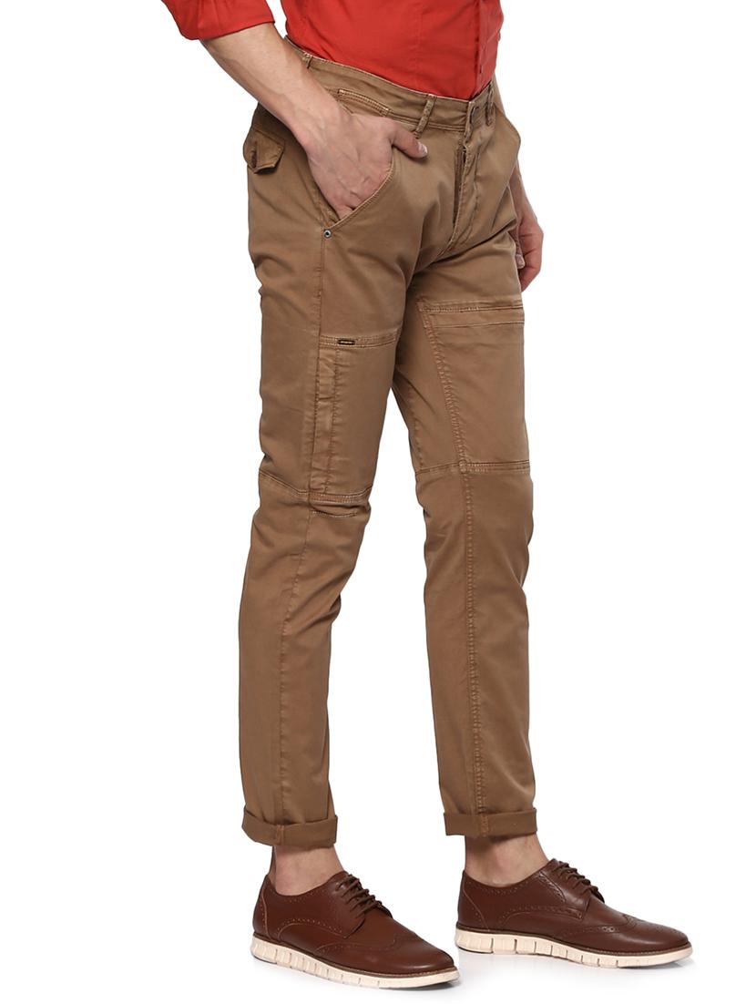 brown cotton chinos - 15000570 - Standard Image - 1