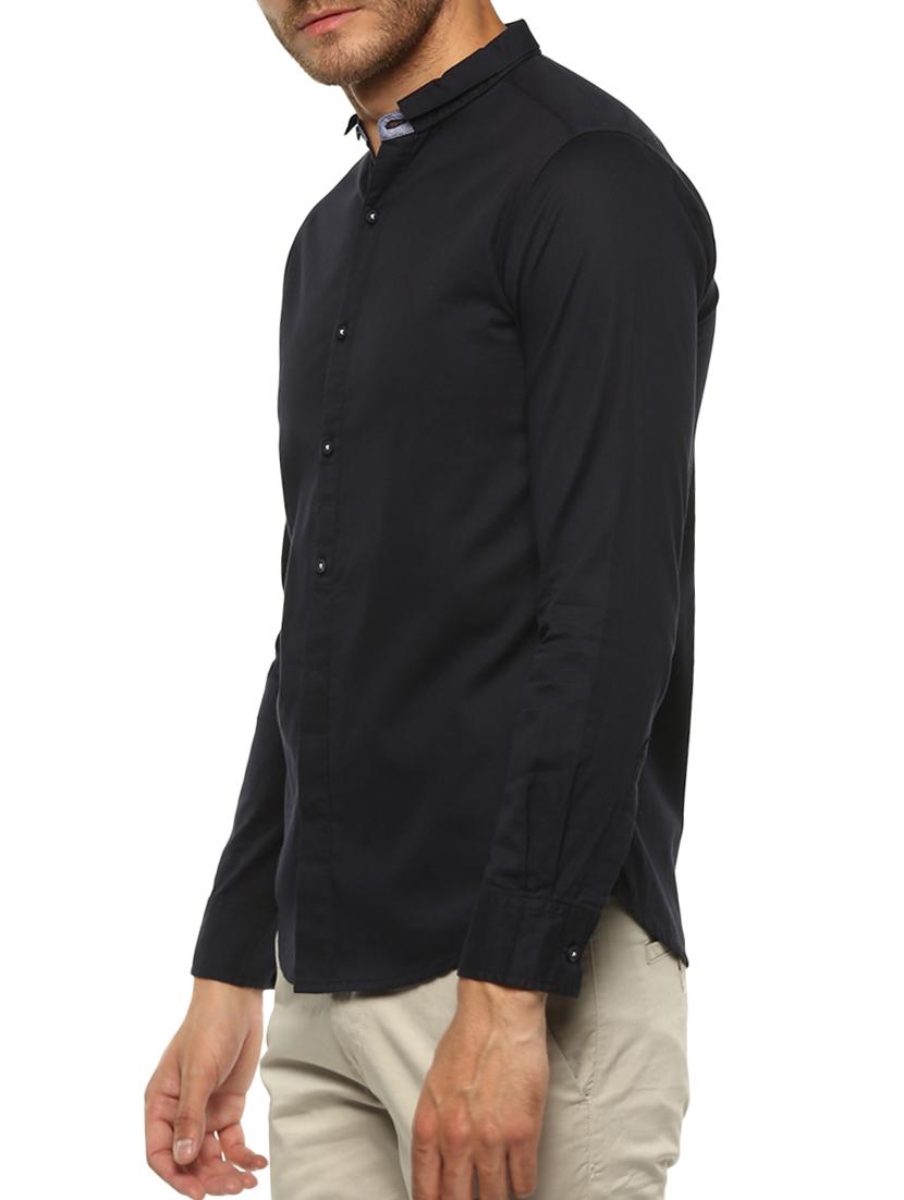 black cotton casual shirt - 15000744 -  Standard Image - 1