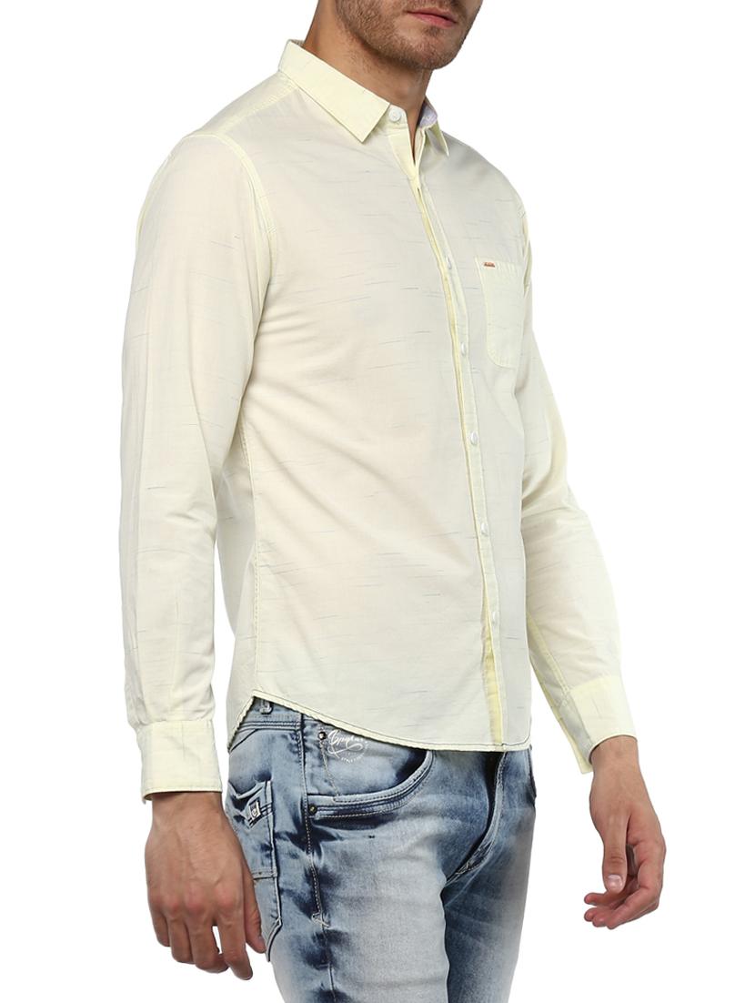 beige cotton casual shirt - 15000806 - Standard Image - 1
