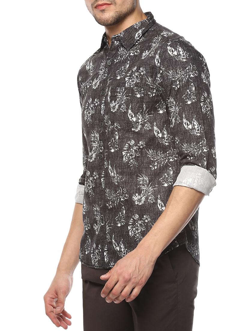 black cotton casual shirt - 15000809 -  Standard Image - 1