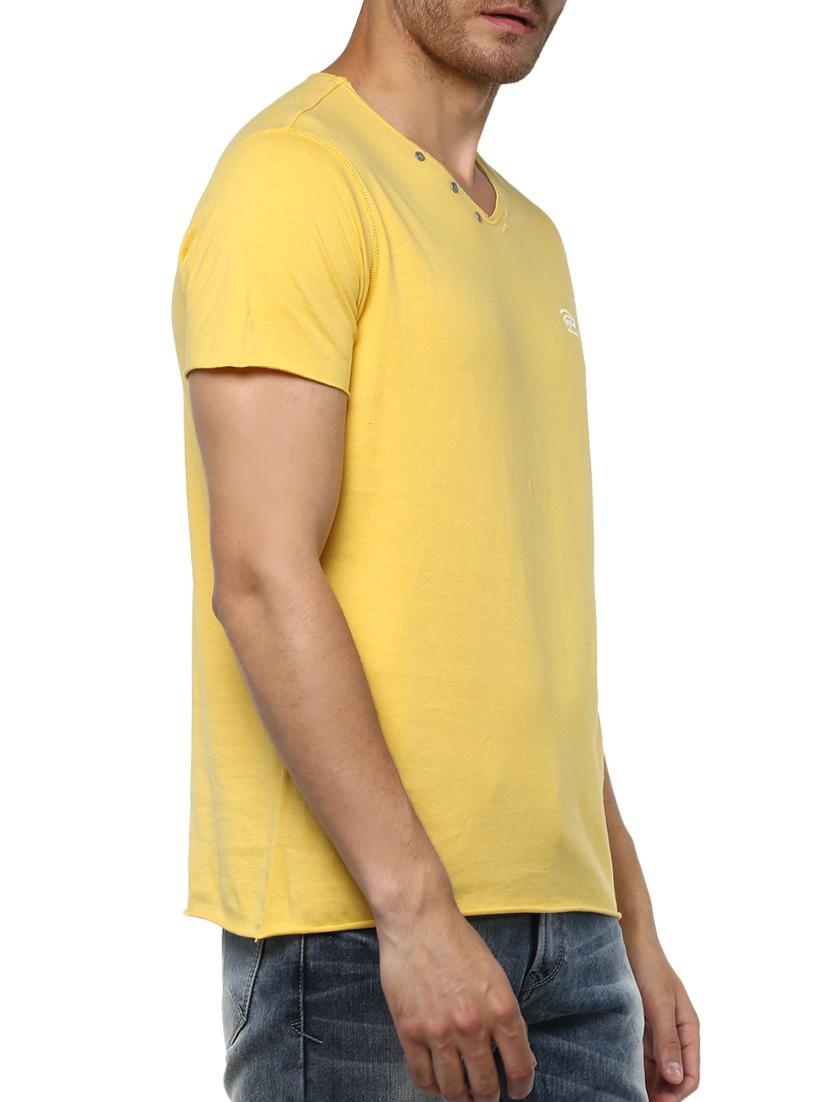 yellow cotton t-shirt - 15000875 -  Standard Image - 1