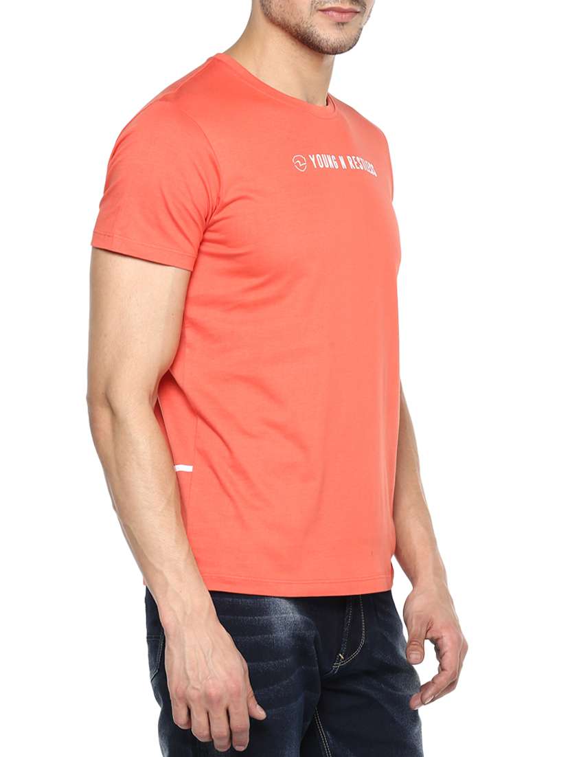 orange cotton t-shirt - 15000878 -  Standard Image - 1