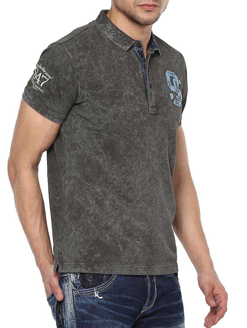 olive green cotton tshirt - 15001018 - Standard Image - 1