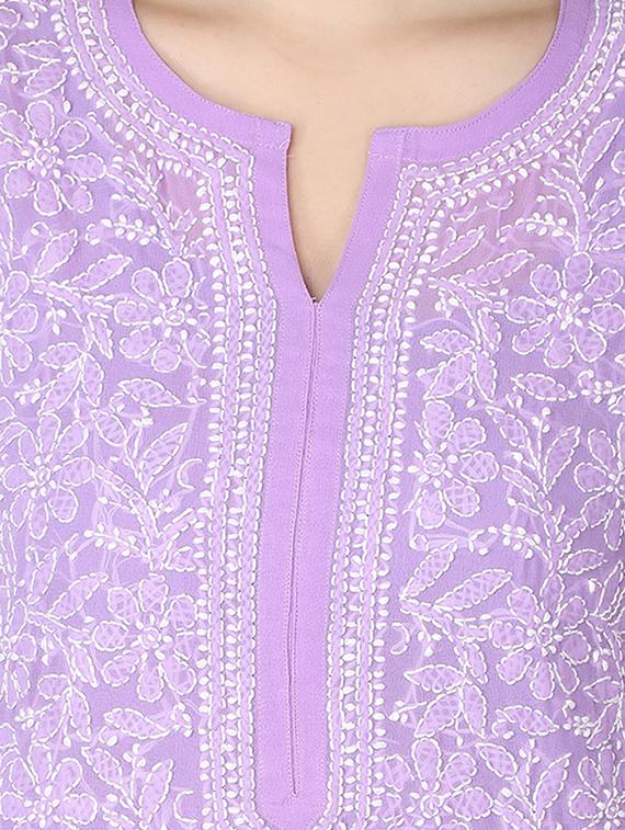 women's straight kurta - 15004520 - Standard Image - 4