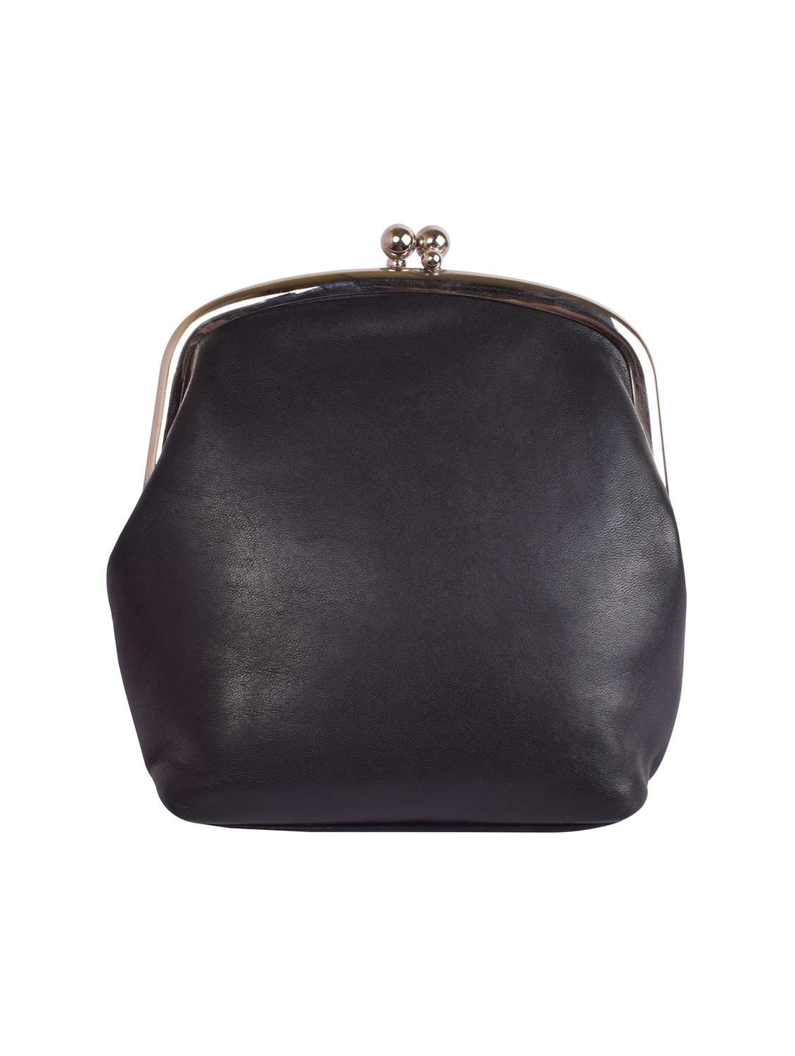 black leather regular clutch - 15010315 -  Standard Image - 1