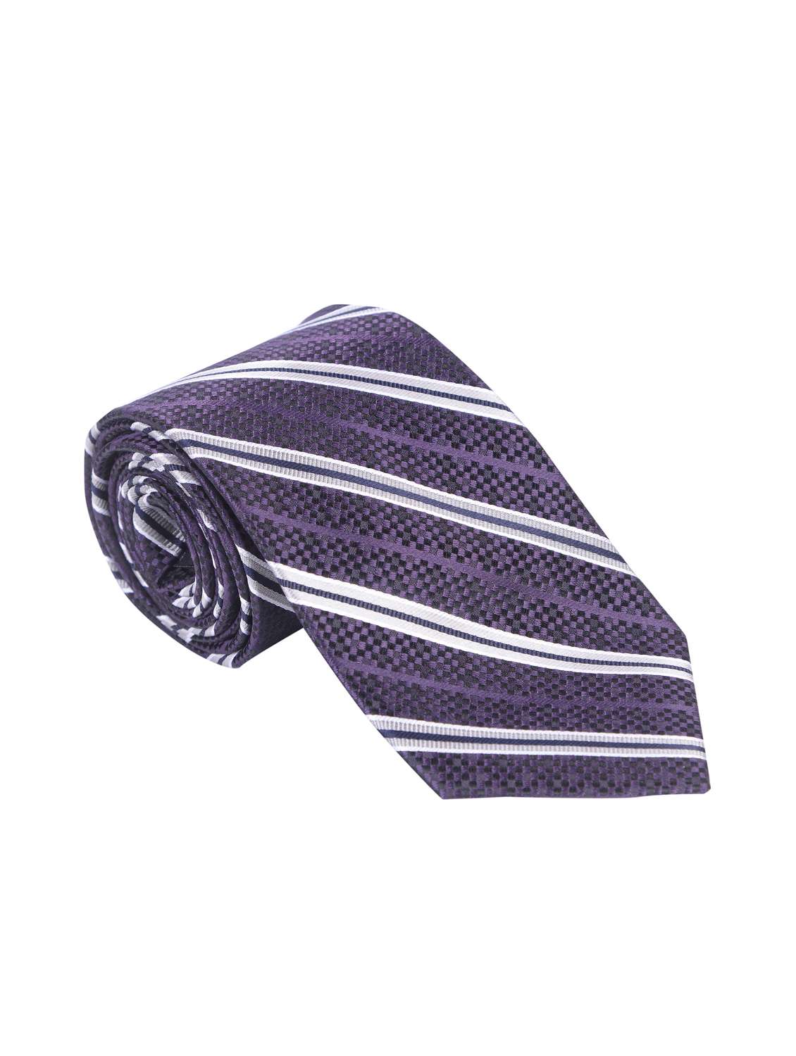 purple silk tie