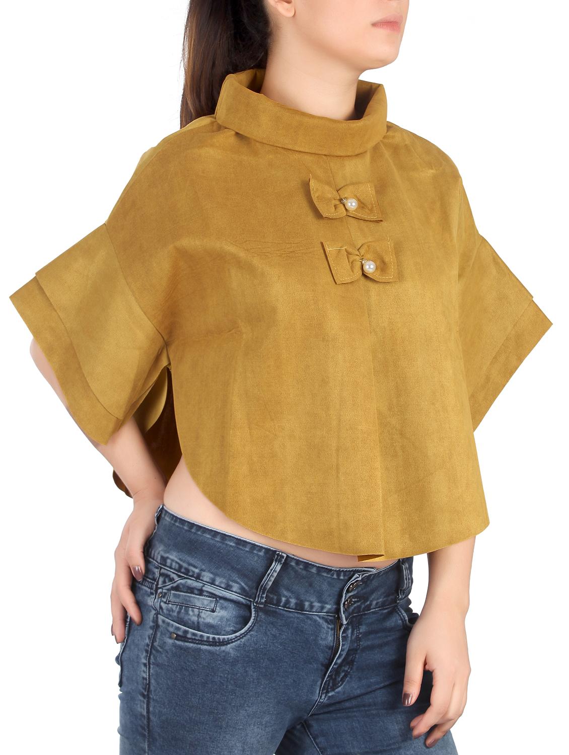 women's crop high neck top - 15020564 -  Standard Image - 1