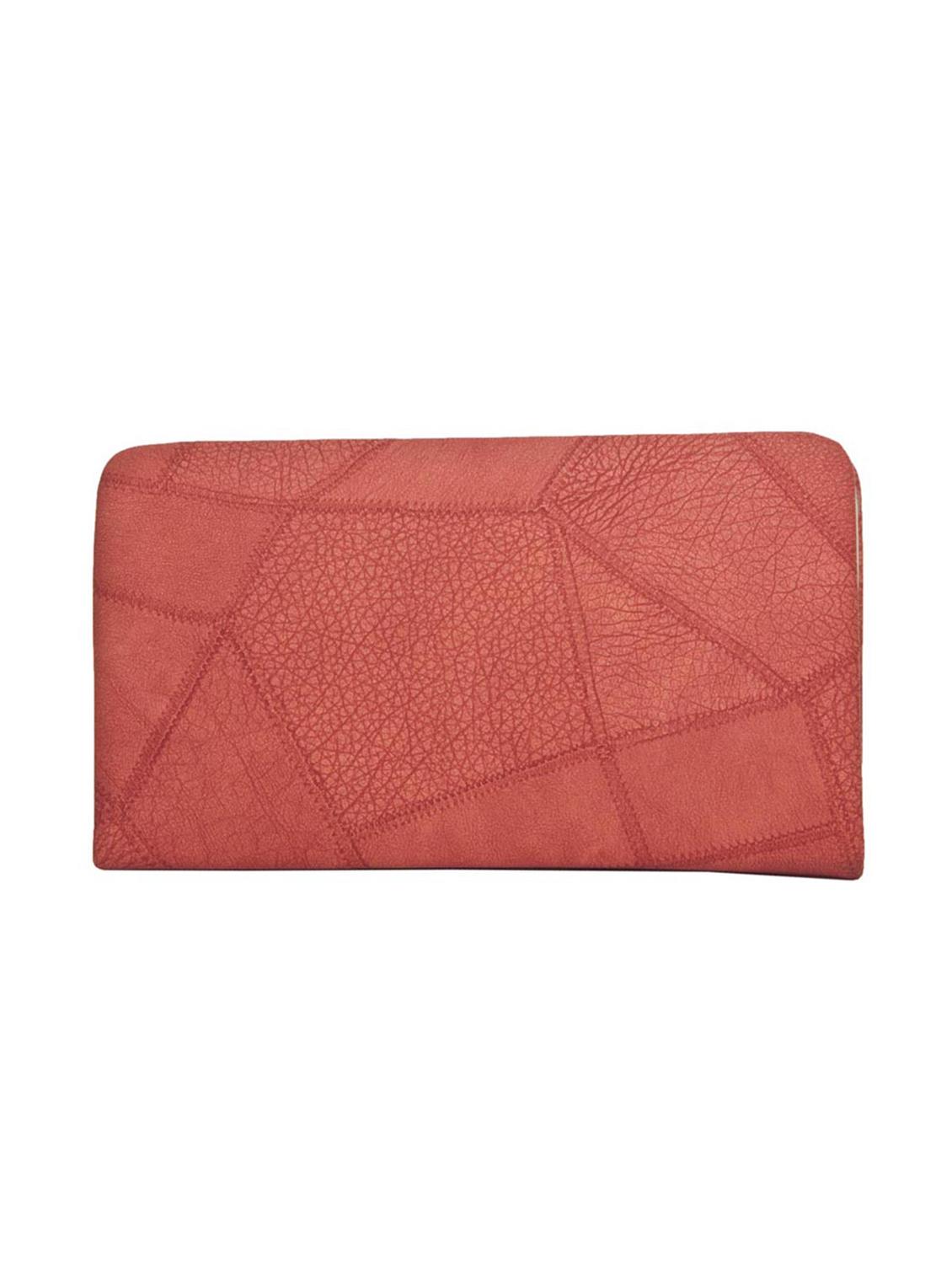 orange leatherette (pu) minaudiere clutch - 15021857 - Standard Image - 1