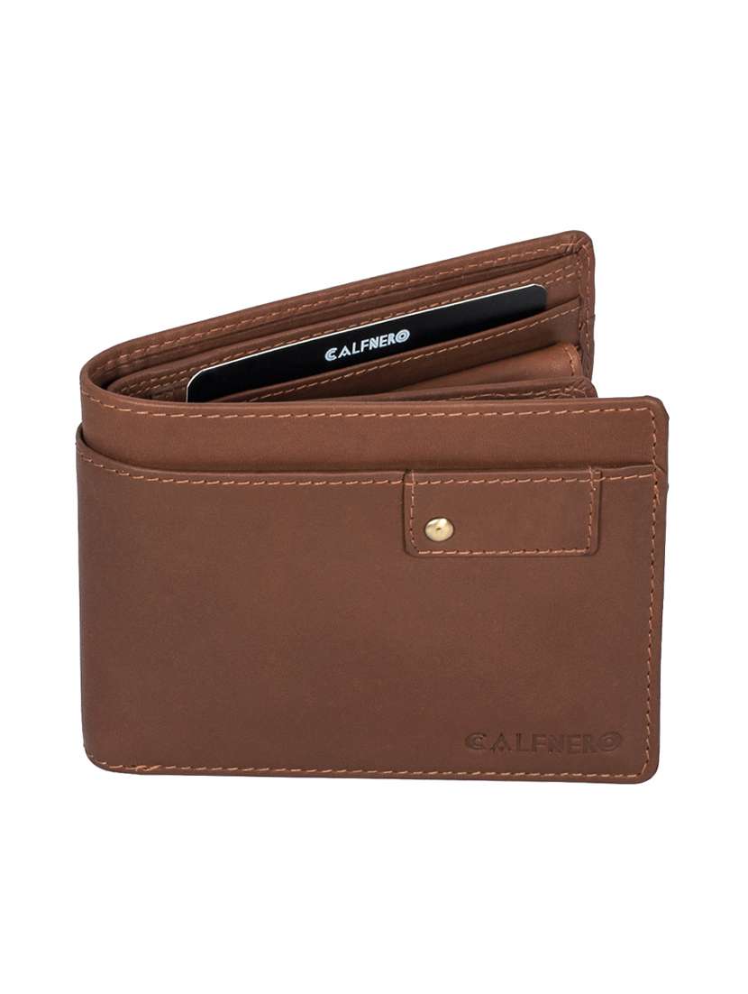 brown leather wallet
