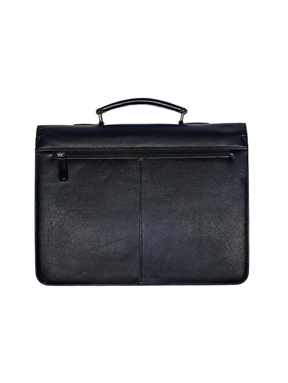 black leather messengerbag - 15031836 - Standard Image - 1