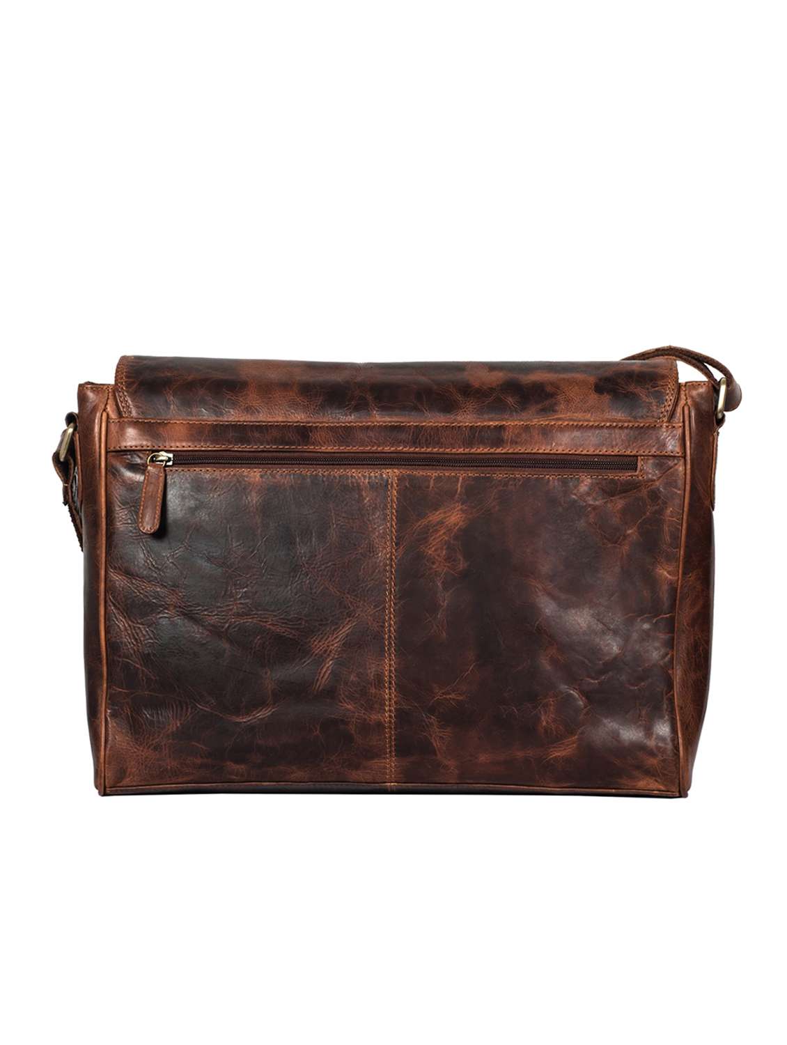 brown leather messengerbag - 15031837 -  Standard Image - 1