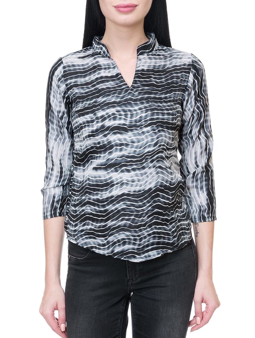 women's straight mandarin neck top - 15036921 - Zoom Image - 0