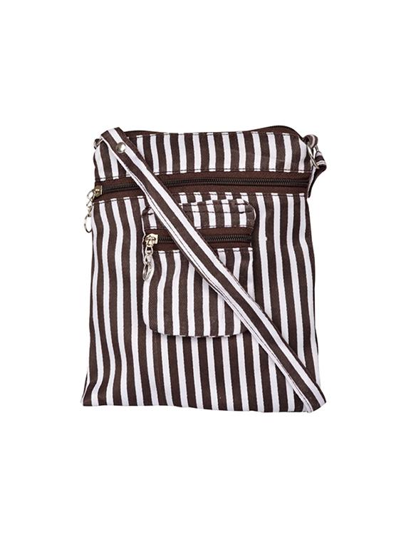 multi colored cotton polyester blend combo sling bag - 15046686 - Standard Image - 1