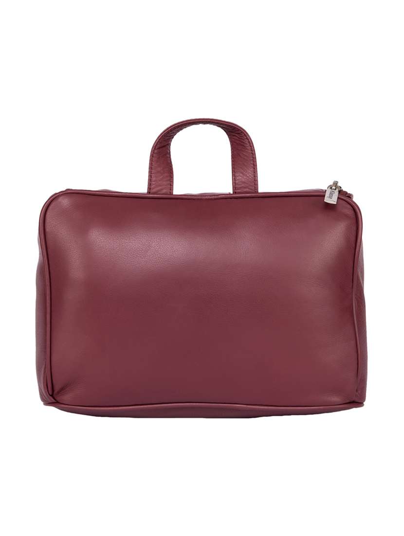 wine leather utility bag - 15059215 -  Standard Image - 1