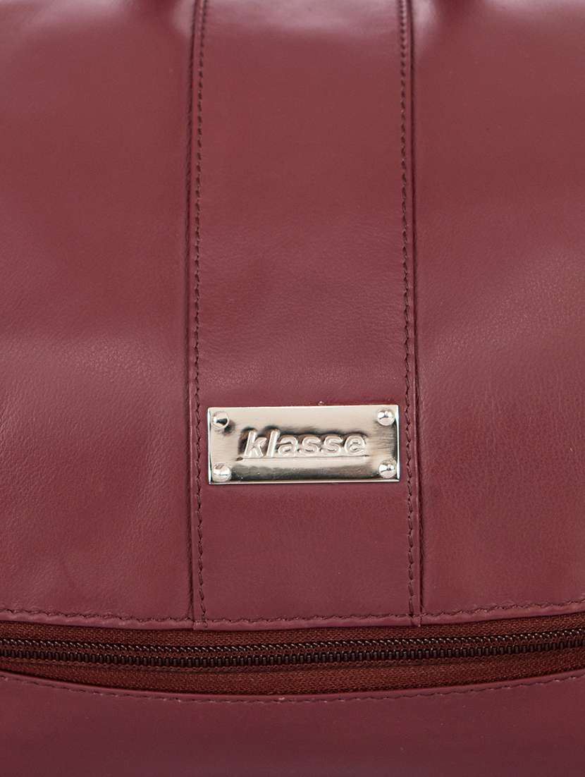 wine leather utility bag - 15059215 -  Standard Image - 4