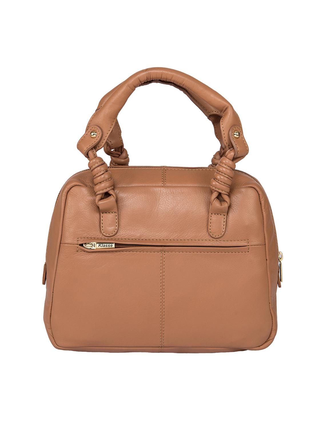tan leather handbag - 15059301 - Standard Image - 1