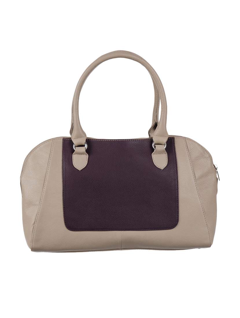 purple leather handbag - 15059339 -  Standard Image - 1