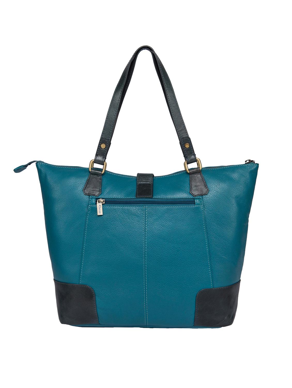 blue leather handbag - 15059341 -  Standard Image - 1