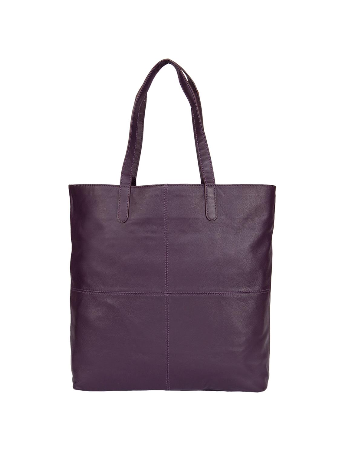 purple leather regular handbag - 15059347 - Standard Image - 1
