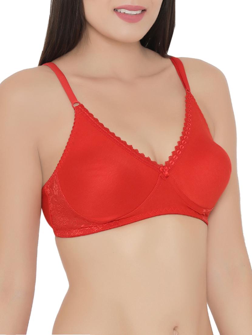 bow patch lace detail solid bra  - 15061303 -  Standard Image - 1