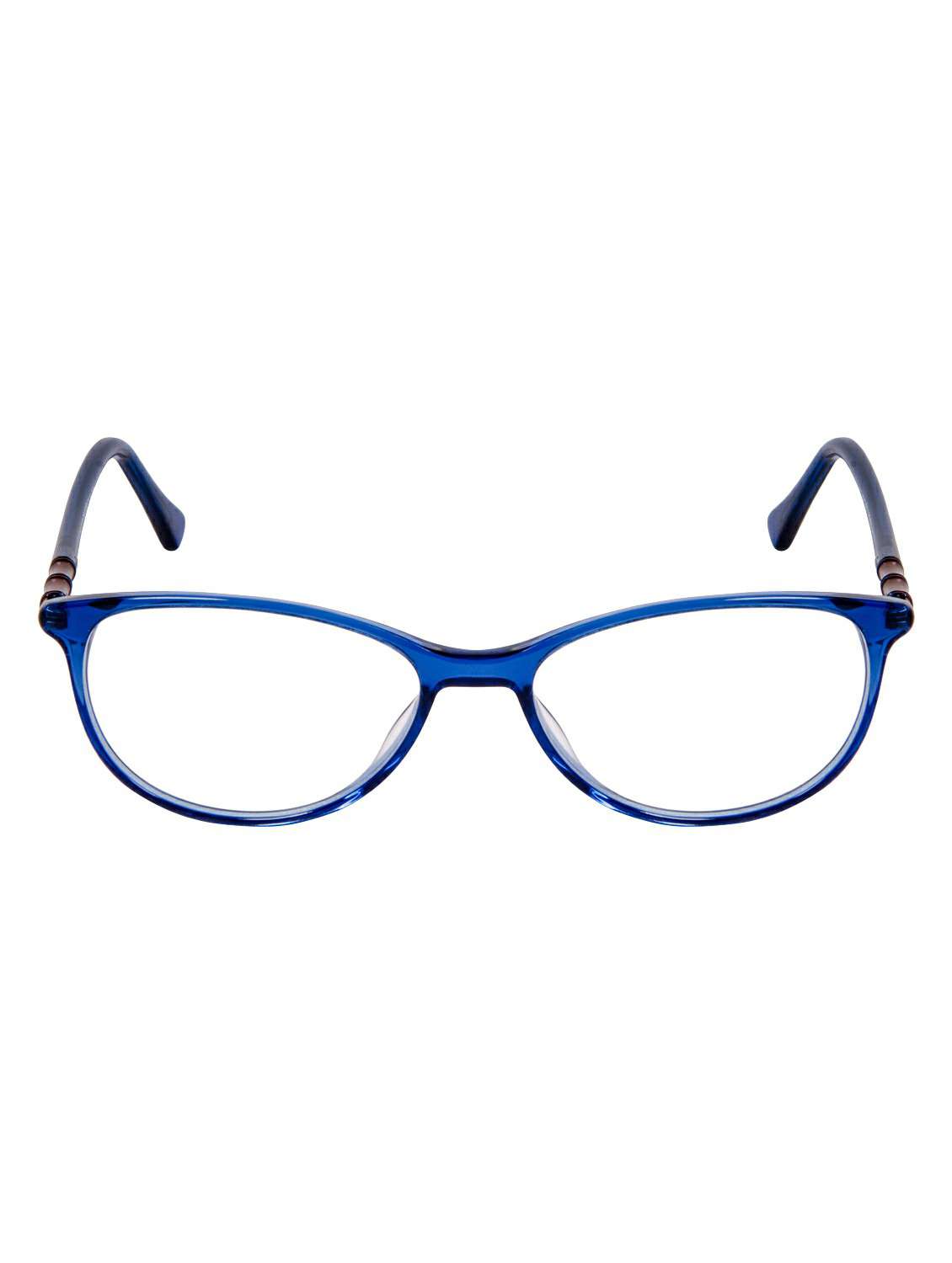 david blake blue oval full rim eyeglass