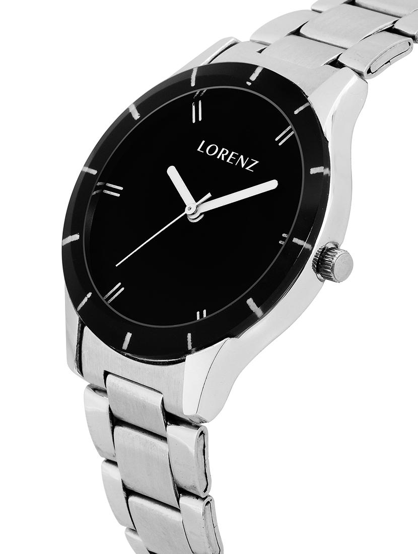 lorenz round black dial women's & girls analog watch - 15068468 - Standard Image - 1