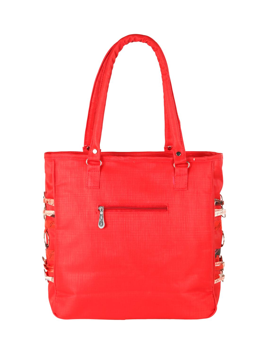 red leatherette  regular handbag - 15068521 -  Standard Image - 1