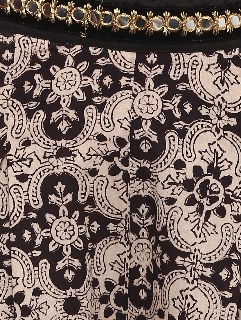black cotton palazzos - 15069375 - Standard Image - 4