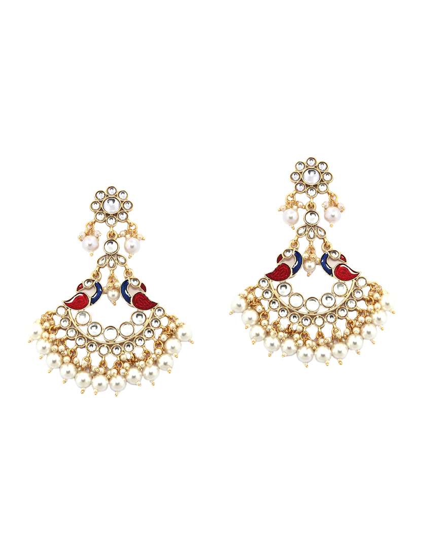 gold  chandballi earring