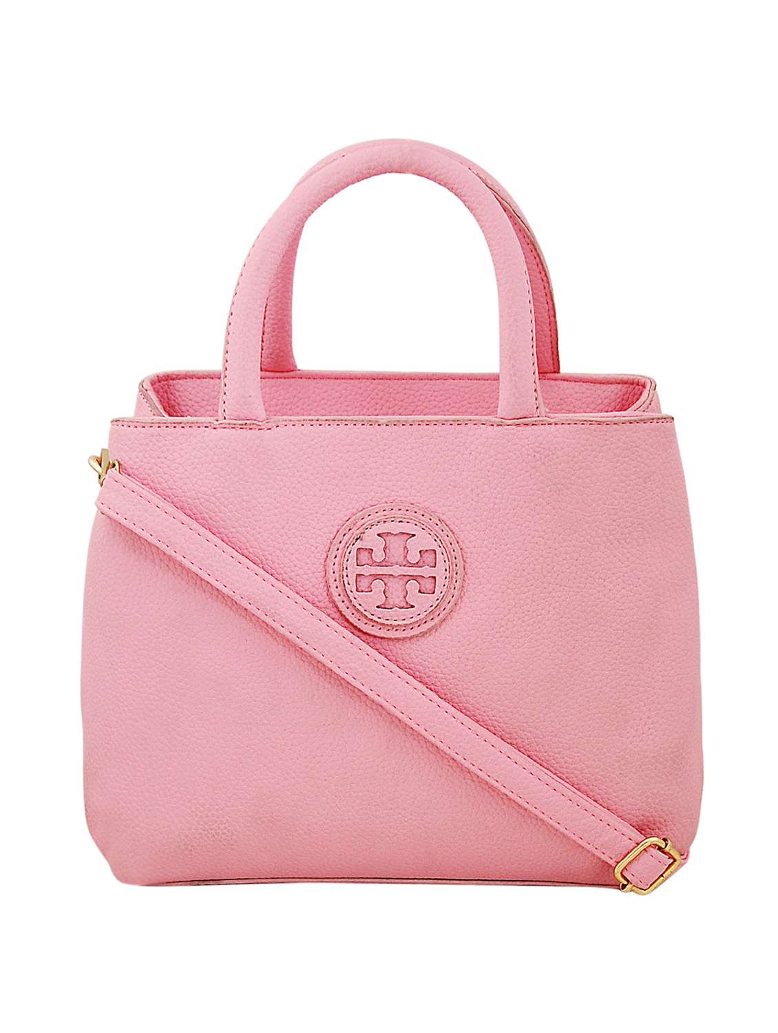 pink leatherette  handbag