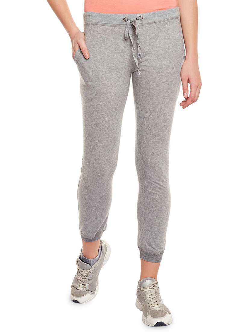 grey cotton track pant