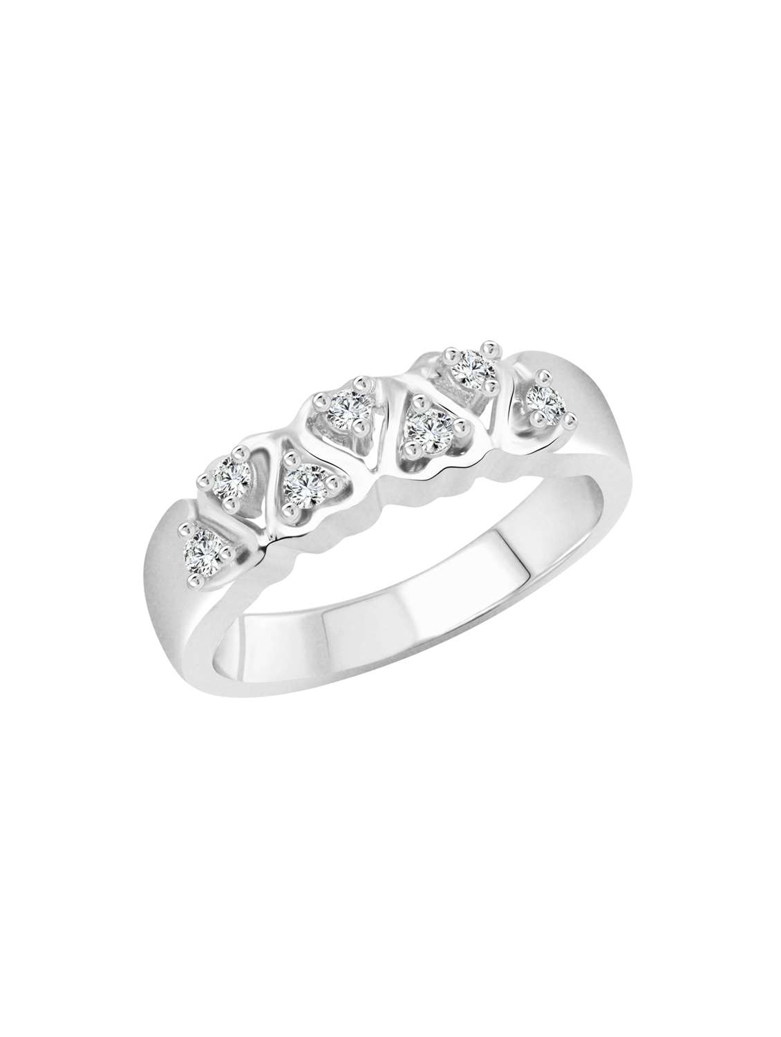 silver plated finger ring