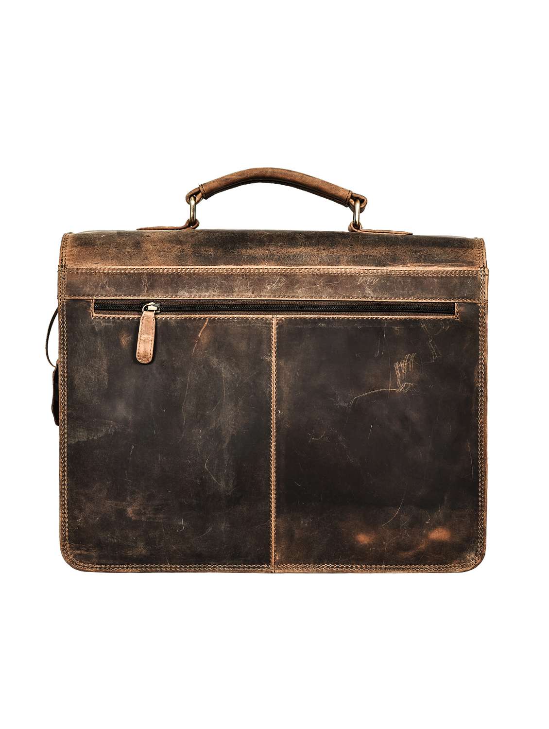 brown leather messengerbag - 15083982 -  Standard Image - 1