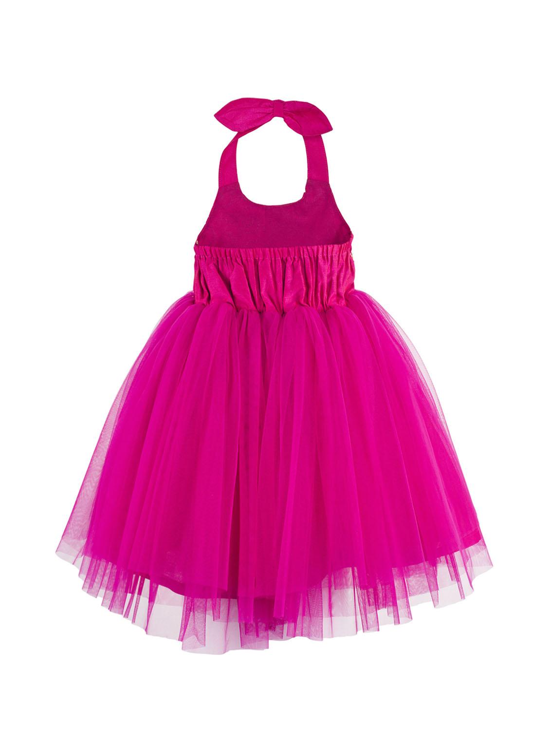 pink net frock - 15084756 - Standard Image - 1