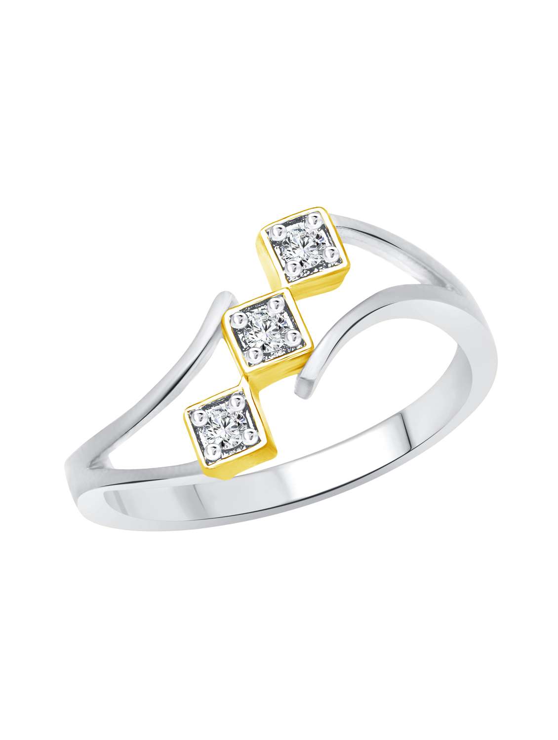 silver plated finger ring