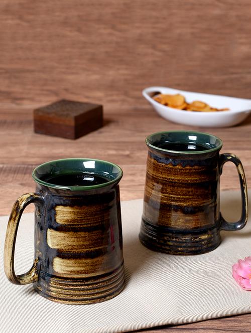ceramic hand painted  mug set (set of 2) - 15086659 -  Standard Image - 0