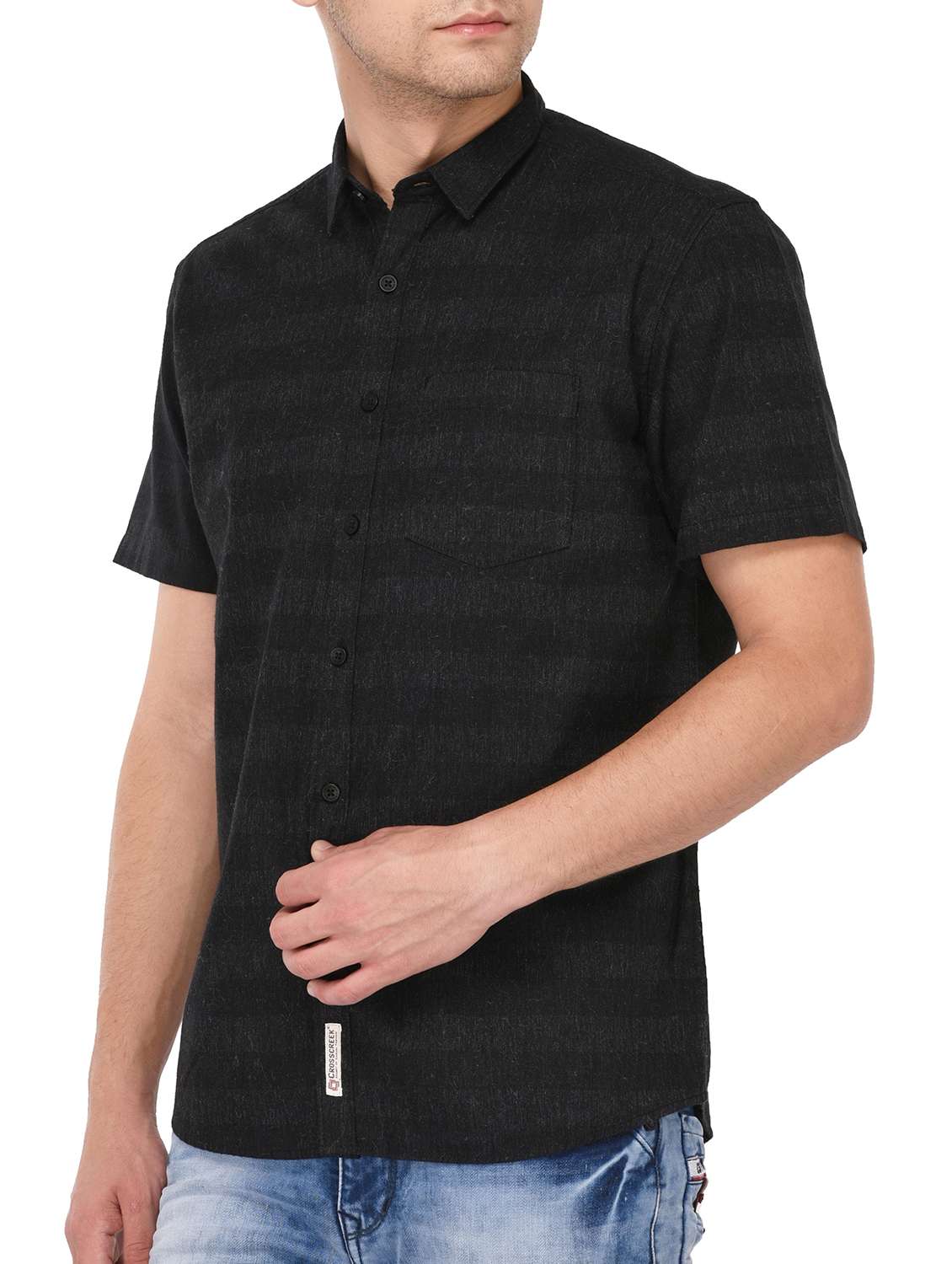 mens stripes casual shirt - 15087201 -  Standard Image - 1