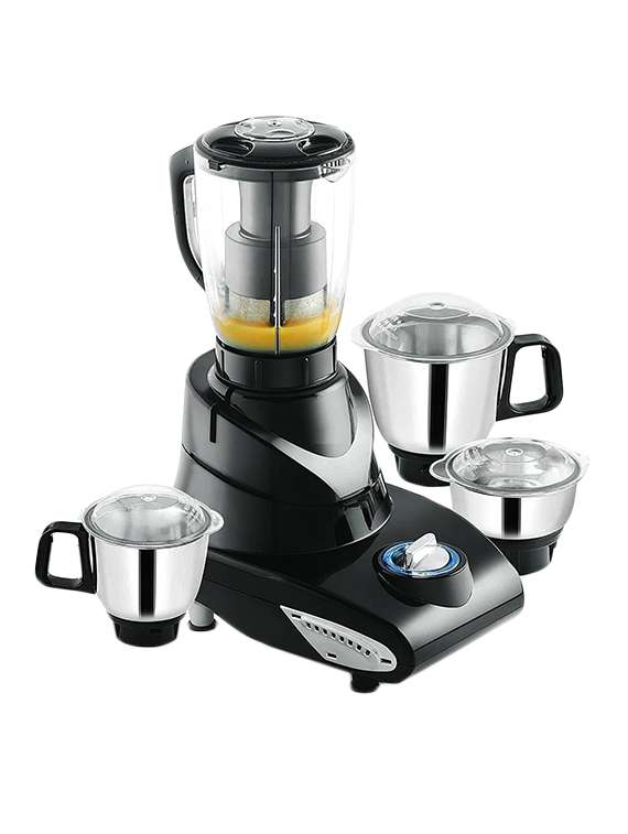 750 watts 4 jar mixer grinder (black)