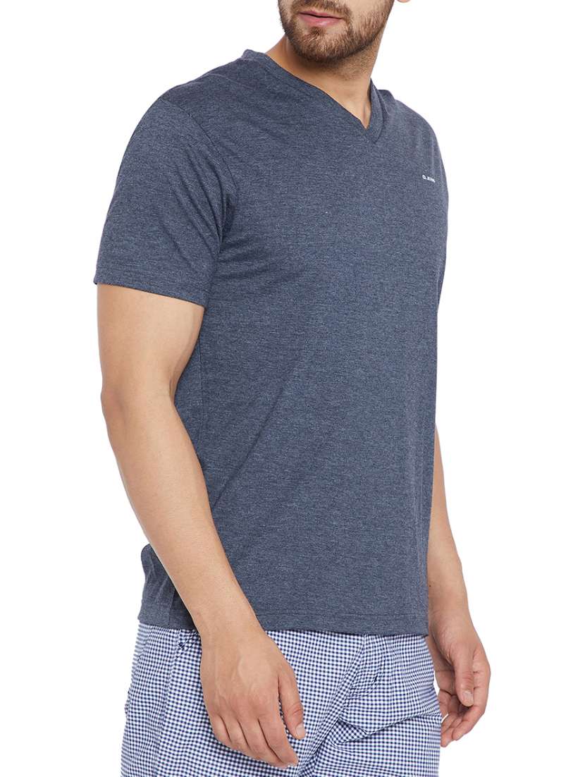 blue cotton t-shirt - 15102863 -  Standard Image - 1