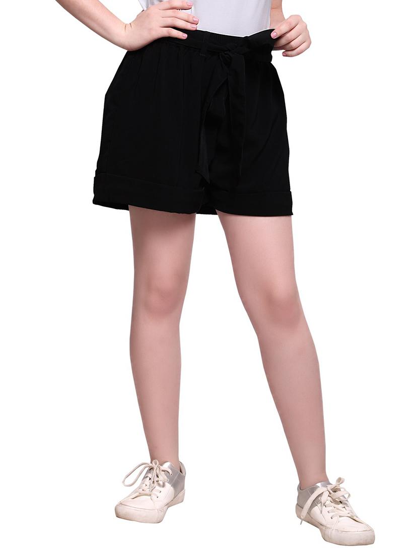 black solid short - 15104912 - Zoom Image - 0