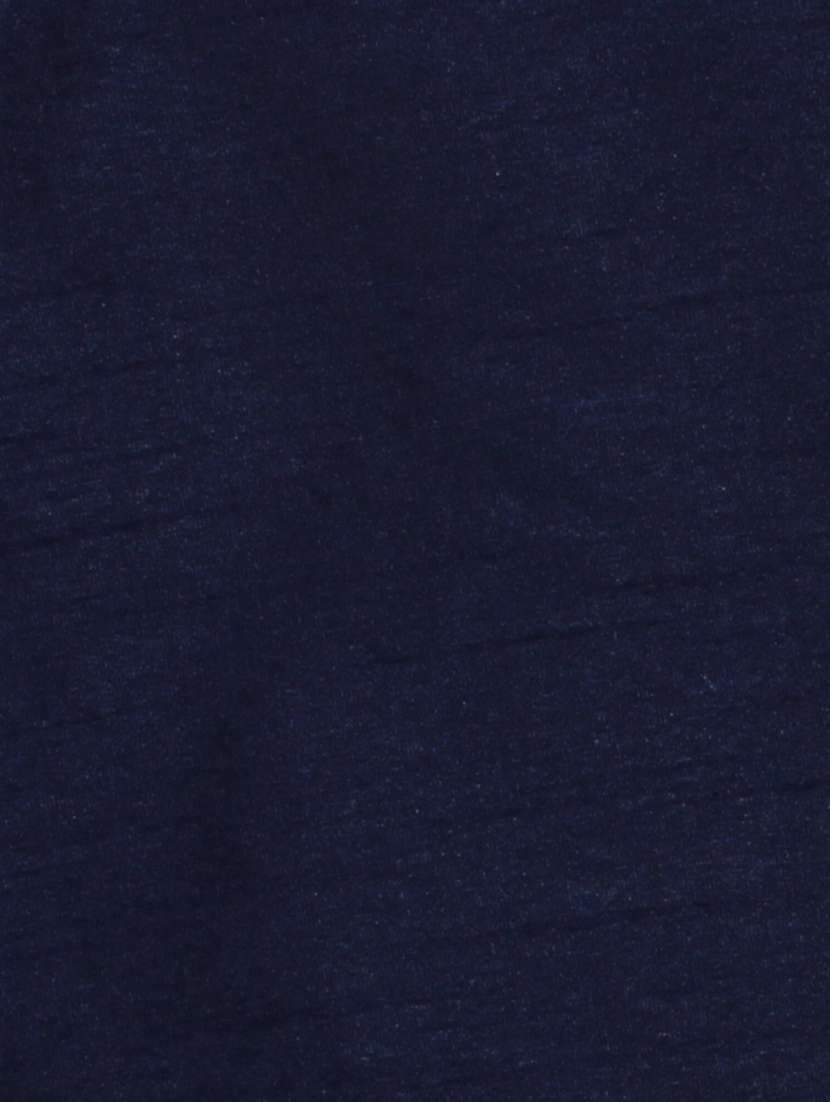 blue silk blend kurta pyjama set - 15107172 - Standard Image - 4
