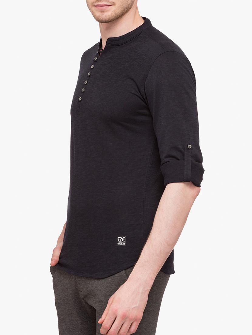 navy blue cotton tshirt - 15113410 - Standard Image - 1