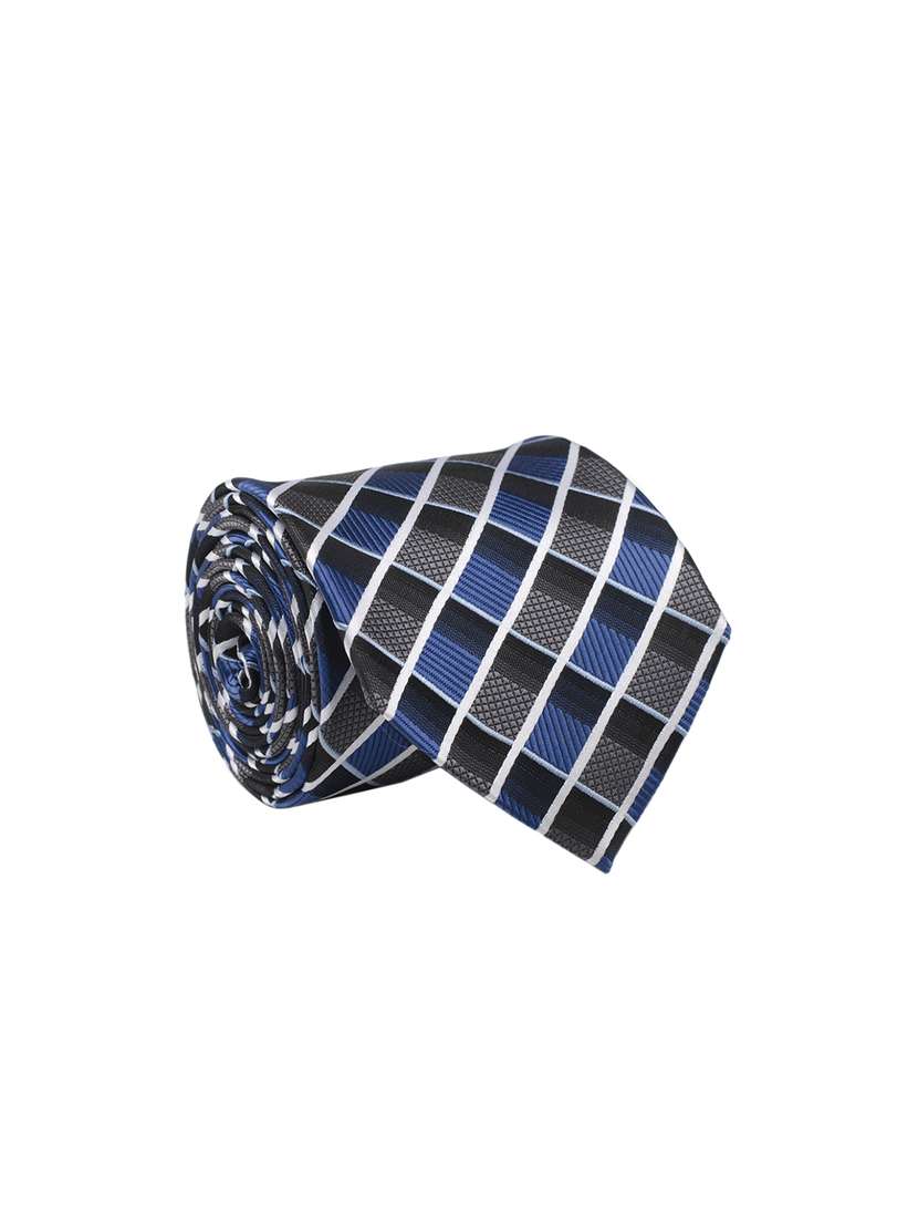 blue micro fiber tie