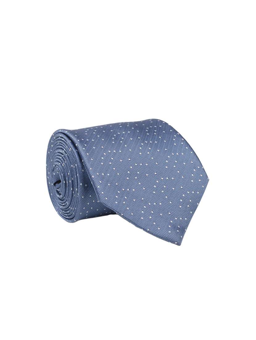 blue micro fiber tie