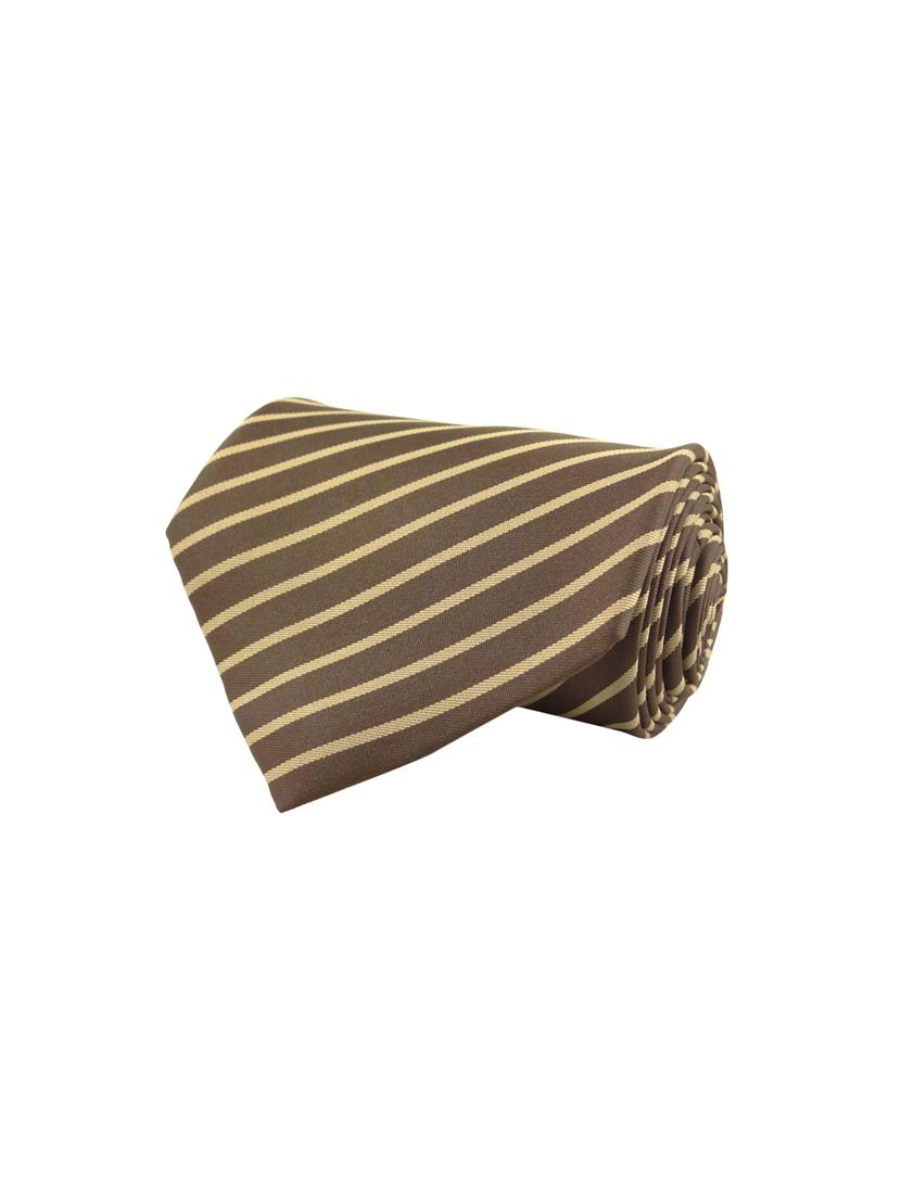 brown micro fiber tie - 15114612 -  Zoom Image - 0