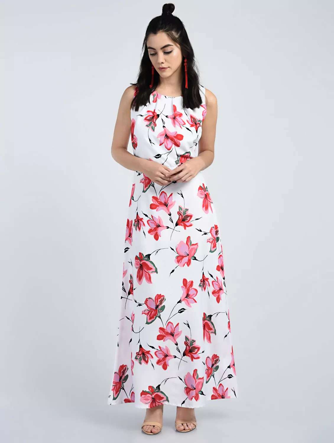 floral maxi dress