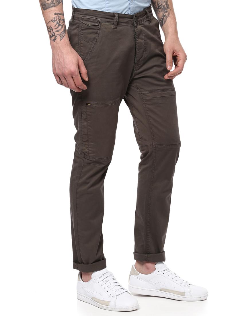 grey cotton chinos - 15124454 -  Standard Image - 1
