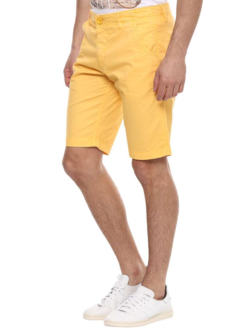yellow cotton shorts - 15124456 -  Standard Image - 1